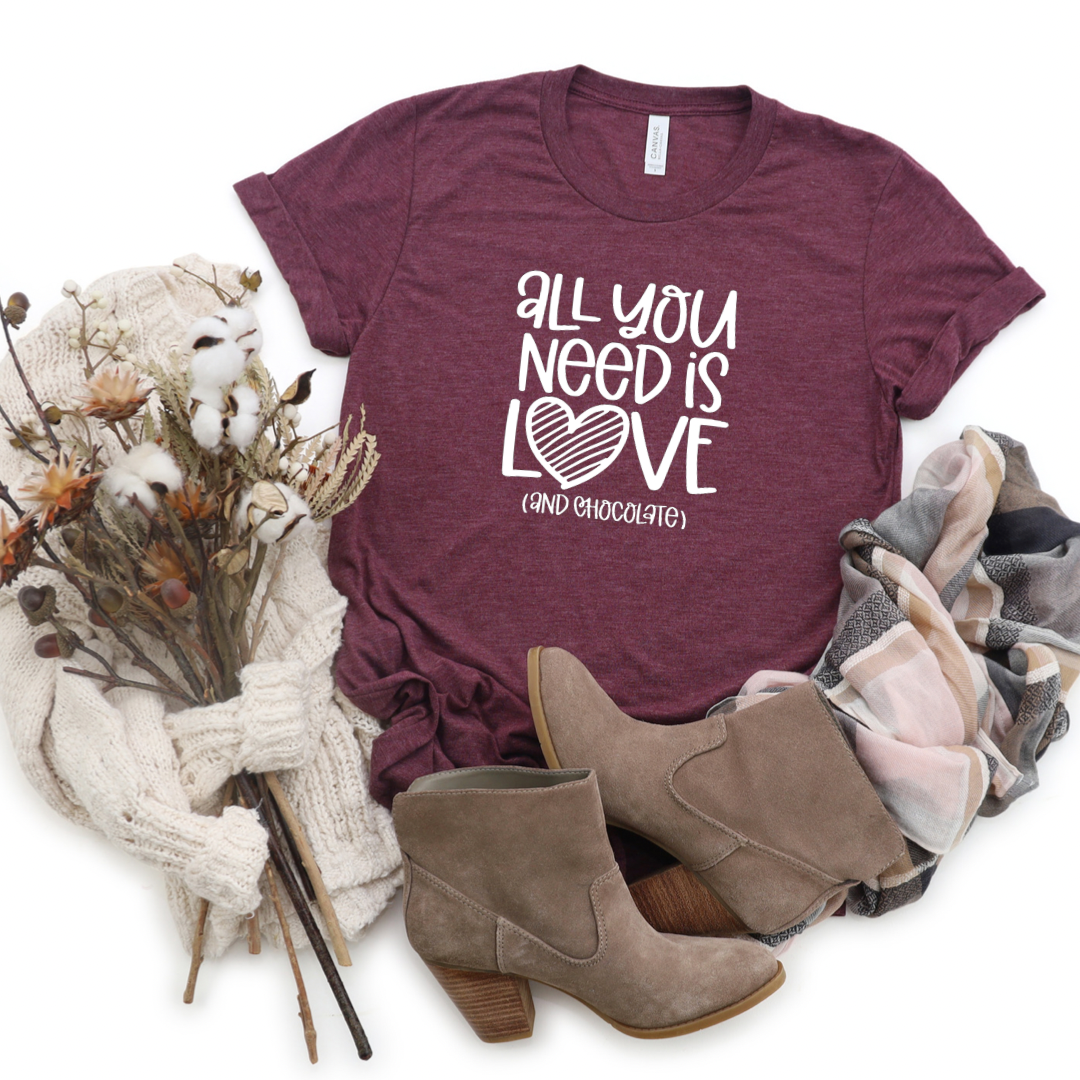 Love and Chocolate Graphic Tee