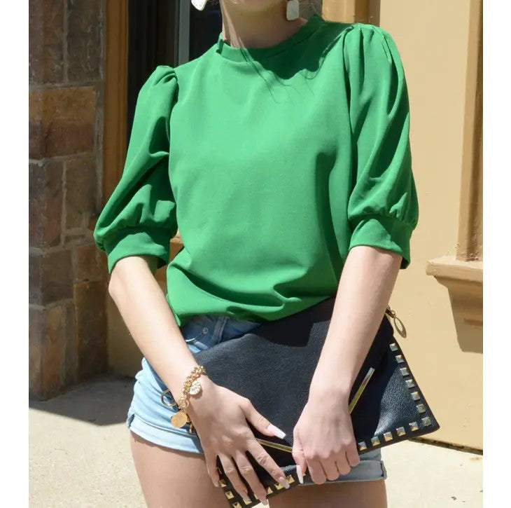 Mock Neck Knit Top