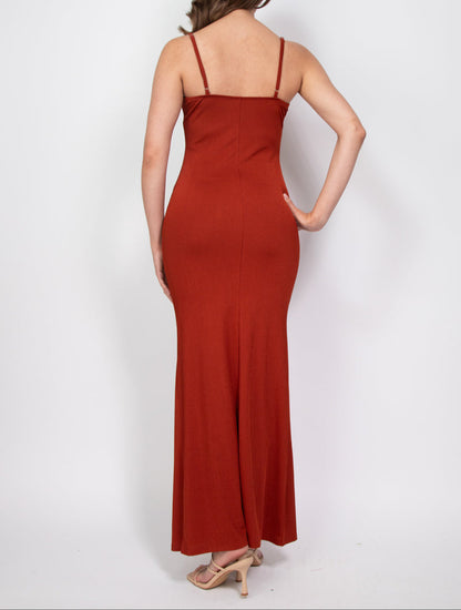 Double Layer Cami Maxi Dress