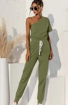 Chic One Shoulder Jumpsuit