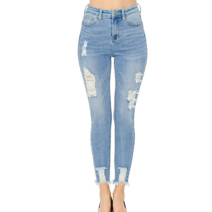 Destructed Skinny Jean