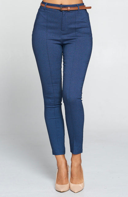 High Waist Twill Pant