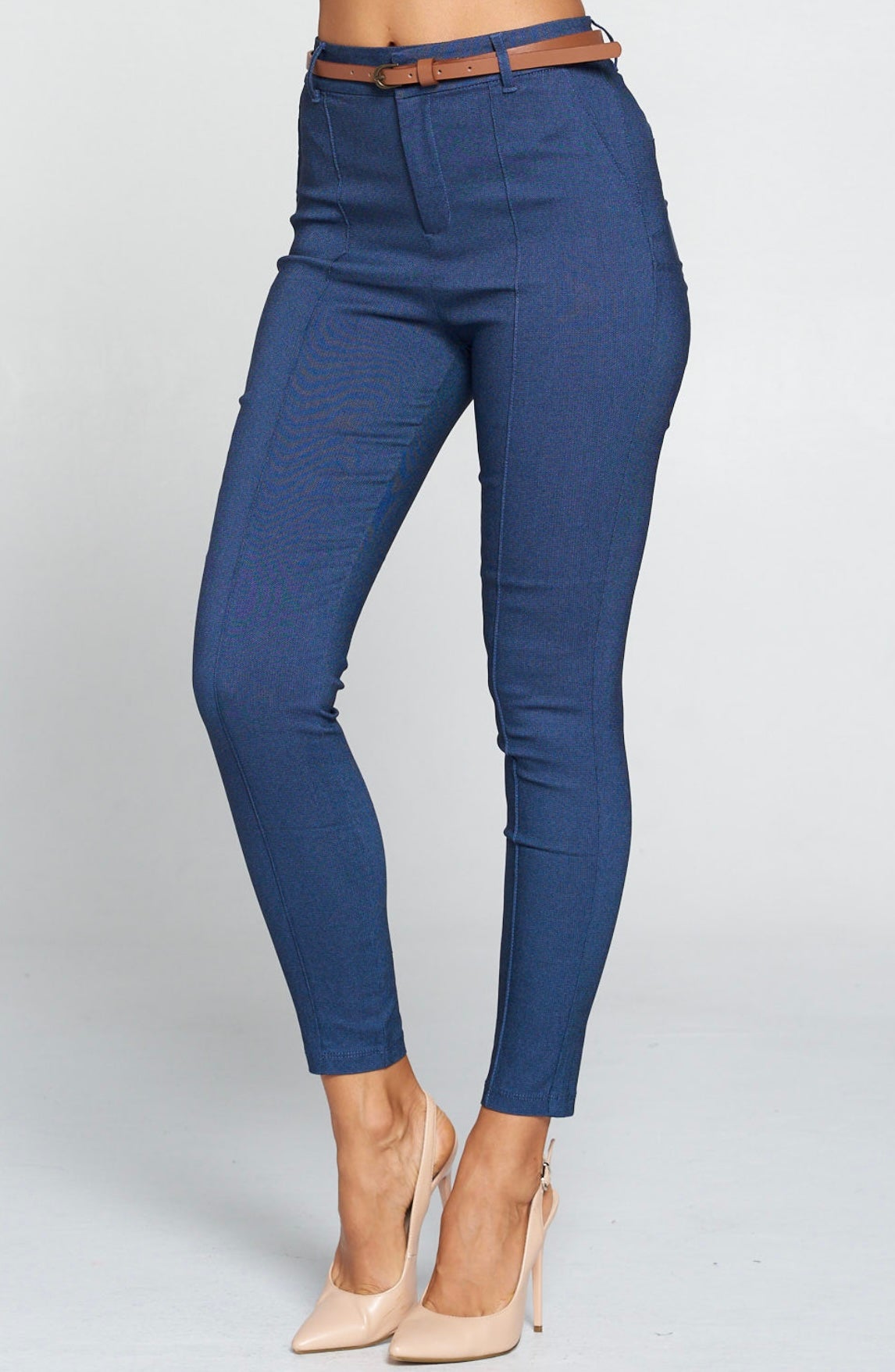 High Waist Twill Pant