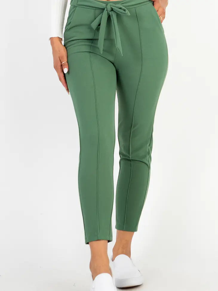 Knit Tie Front Pant