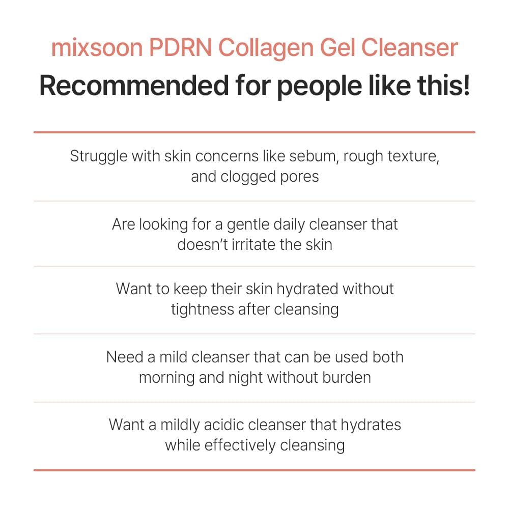 Mixsoon PDRN Collagen Gel Cleanser