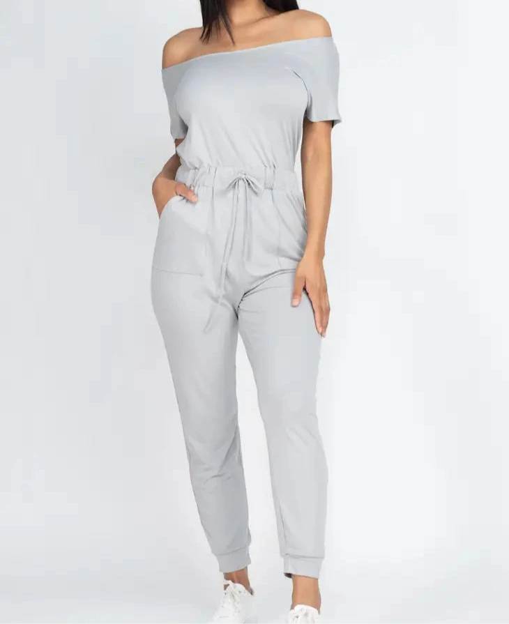 Off Shoulder Jumpsuit