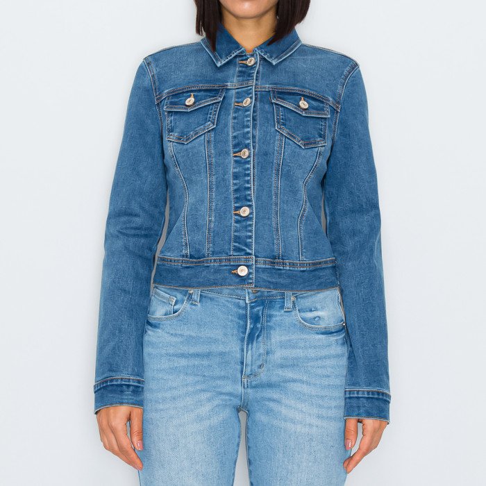 Stone Washed Denin Jacket