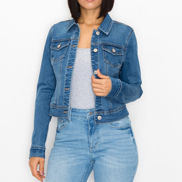 Stone Washed Denin Jacket