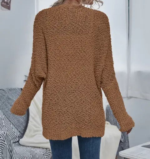 Open Cardigan with Pockets