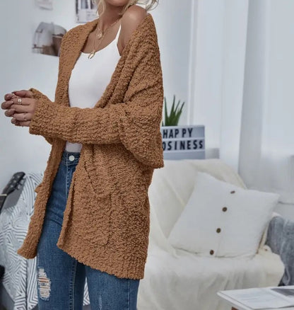 Open Cardigan with Pockets