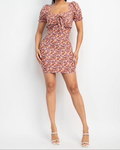 Ruffled Bodycon Dress