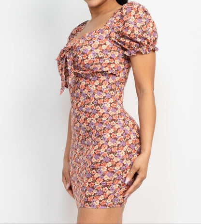 Ruffled Bodycon Dress