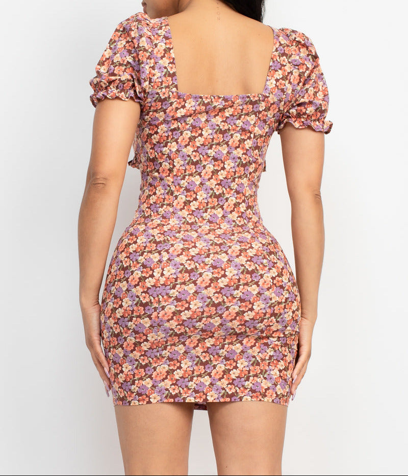 Ruffled Bodycon Dress