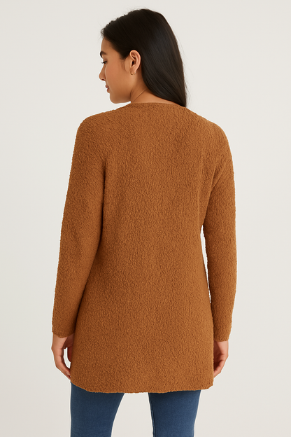 Cozy Textured Knit Cardigan