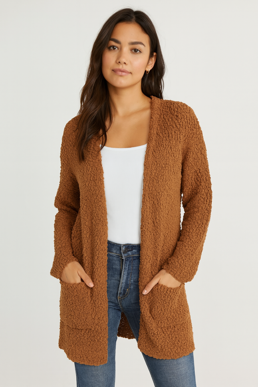 Cozy Textured Knit Cardigan
