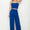 Bustier Crop Cami Top & Slant Pocket Straight Pants (CAPELLA)