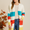 Color Block Knit Cardigan