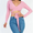 Ribbed Cross Wrap Crop Top