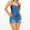 Destroyed Rolled Cuff Shortalls