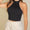 Ribbed Halter Neck Top