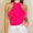 Ribbed Halter Neck Top