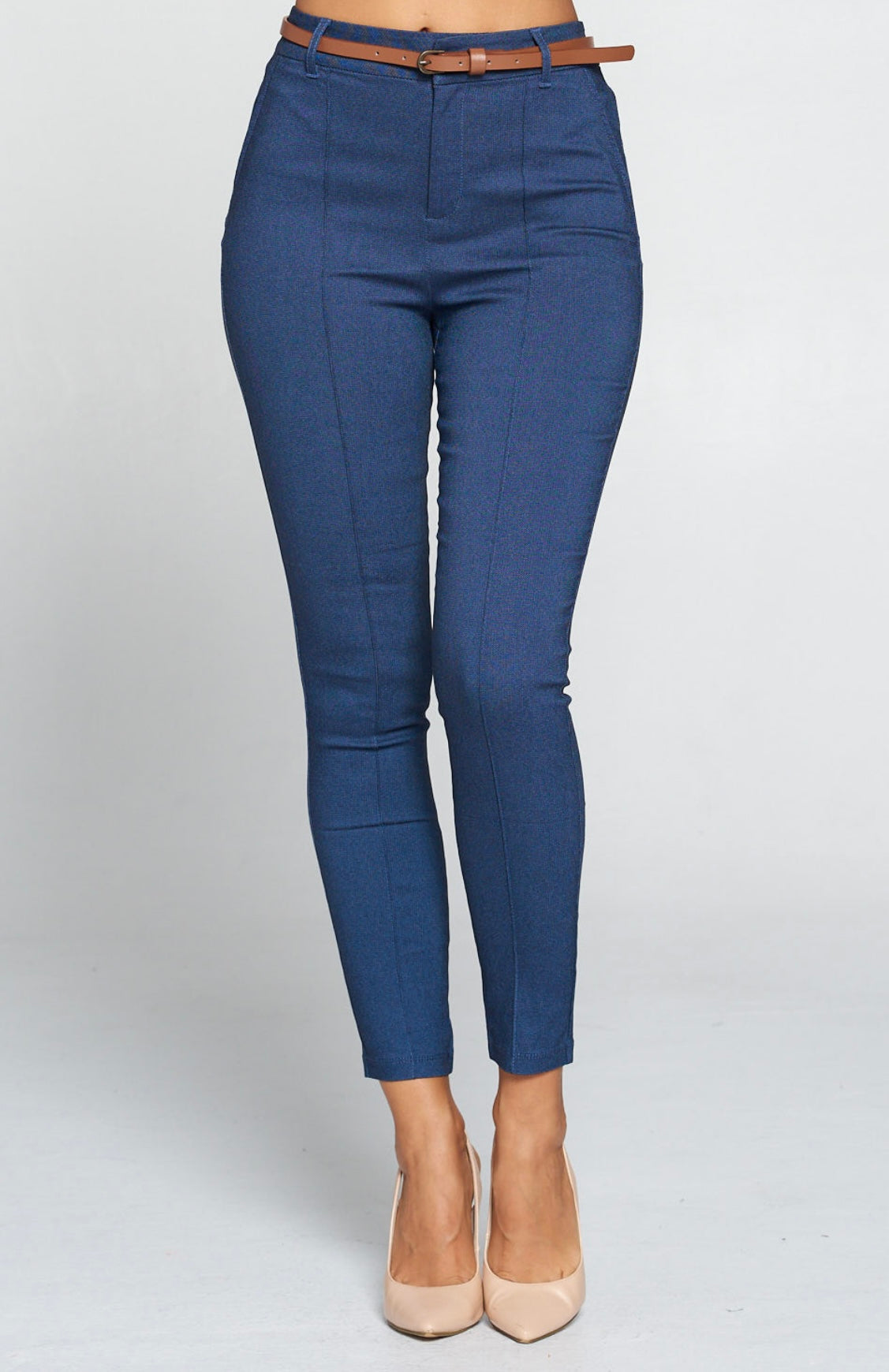 High Waist Twill Pant
