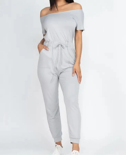 Off Shoulder Jumpsuit