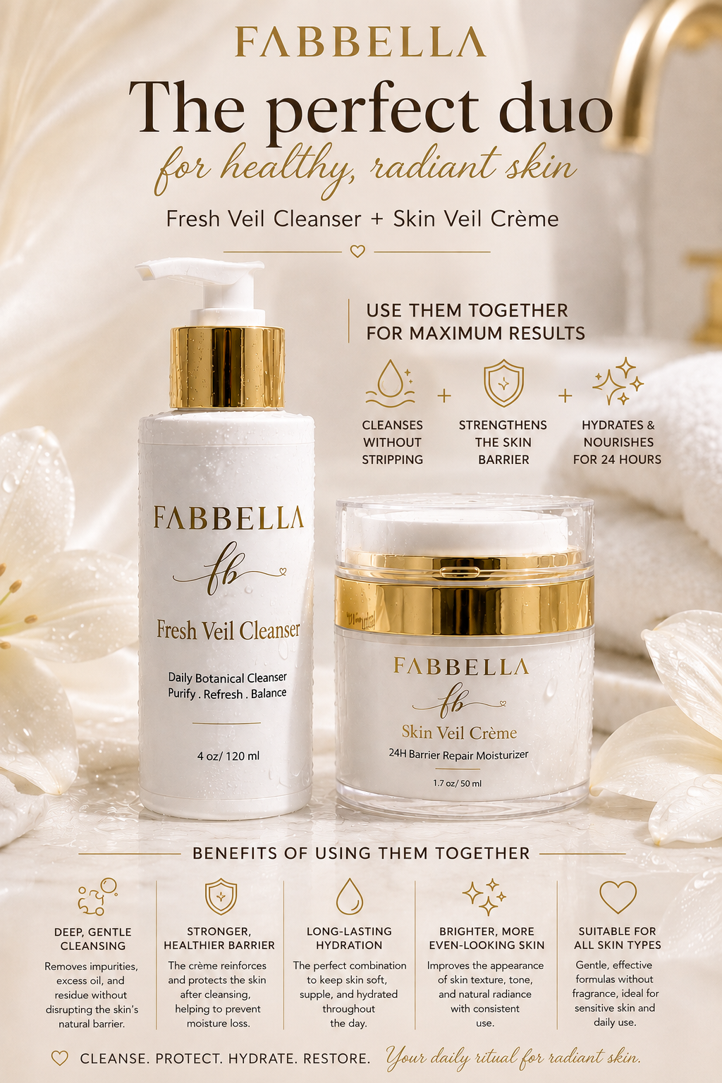 The Essential Skin Duo – Cleanser + Moisturizer