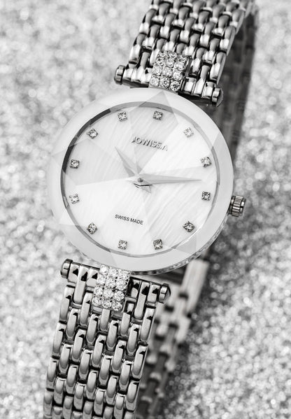 JOWISSA - Facet Strass Swiss Ladies Watch